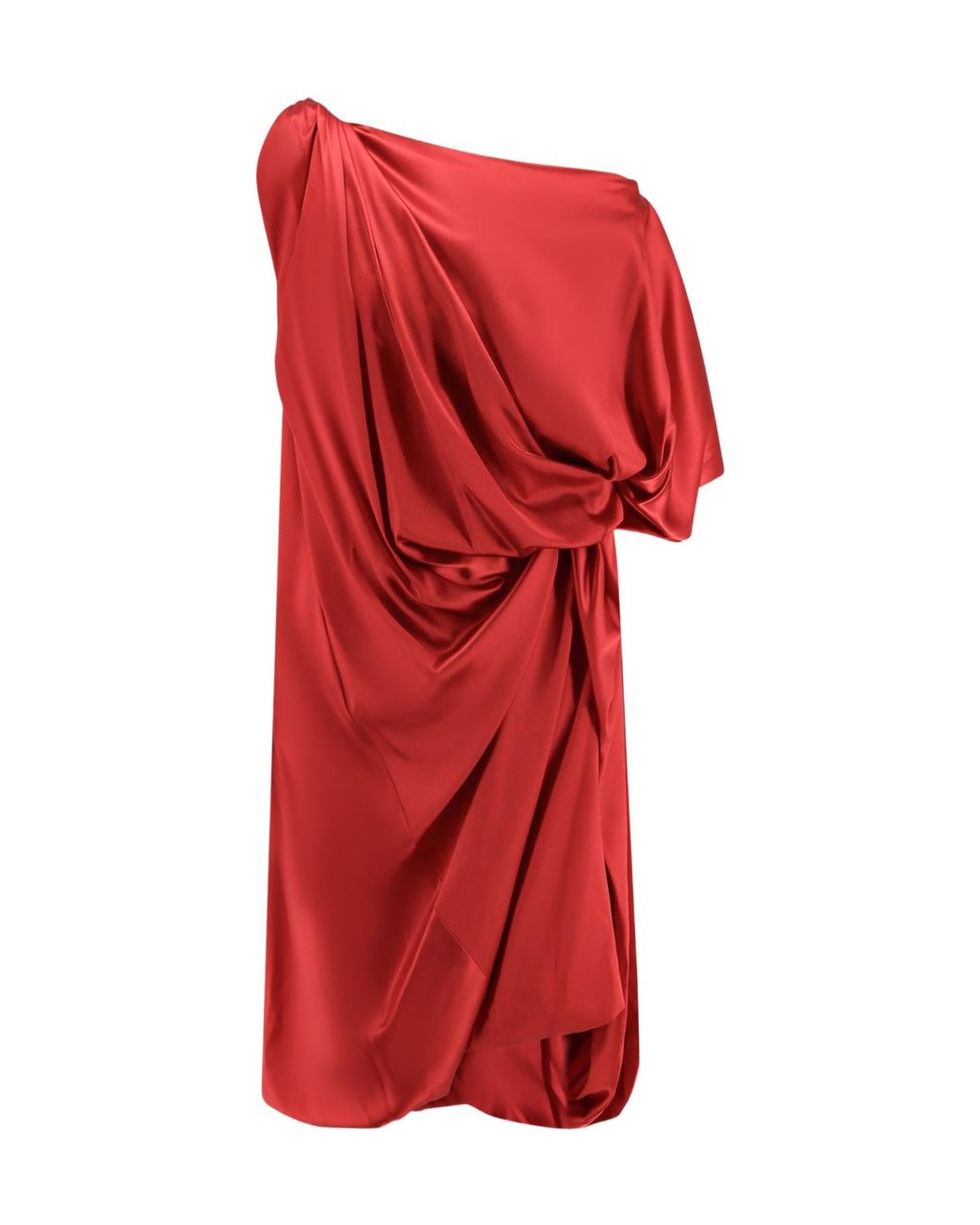 Dries Van Noten Red Short Dresses