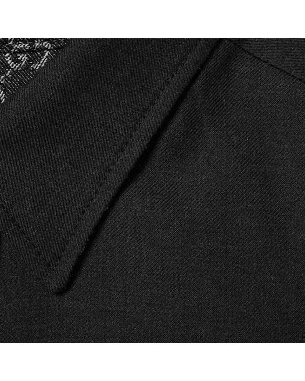 Gucci Black Reversible Long-Sleeve Denim Shirt for men