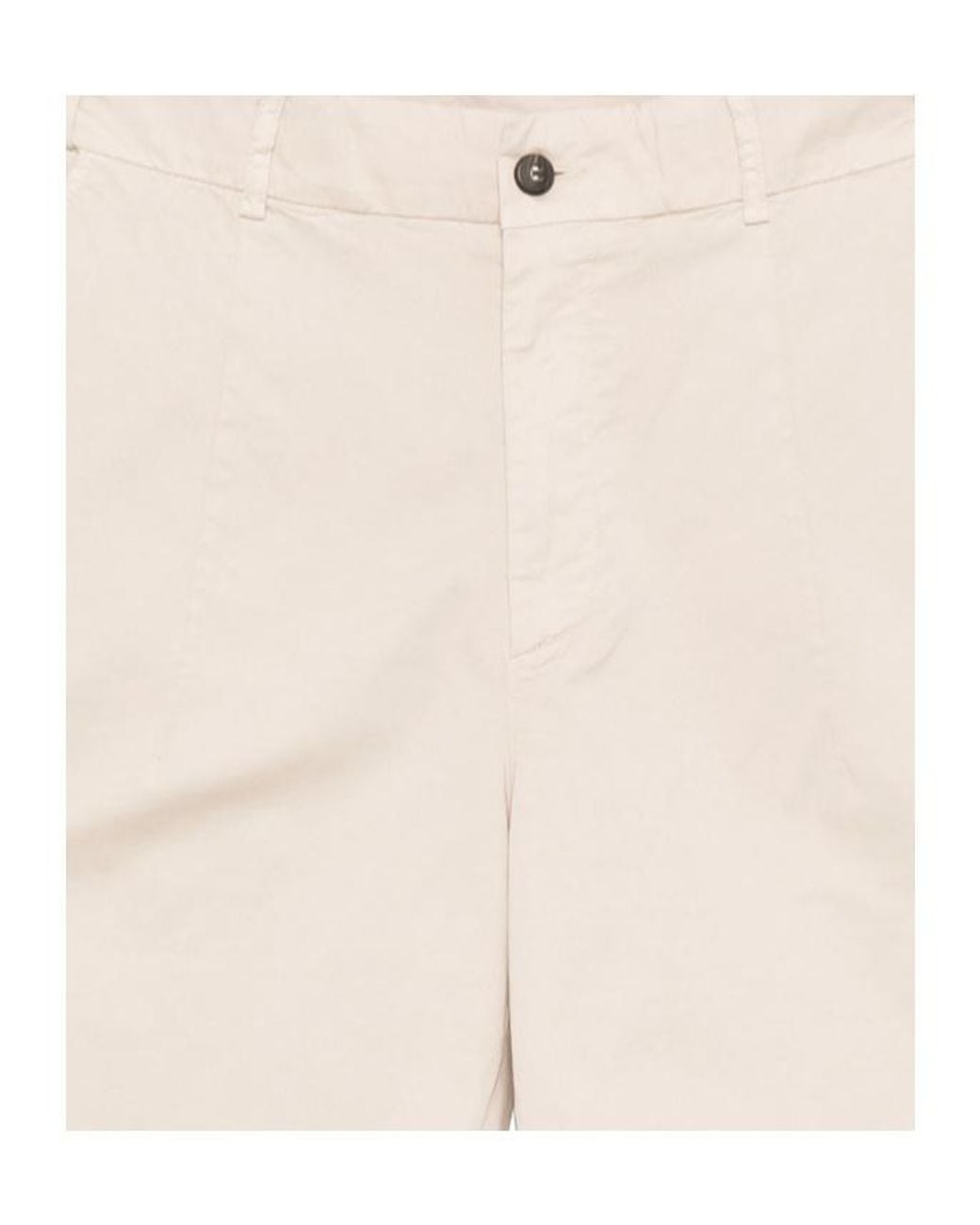 Eleventy Natural Buttoned Bermuda Shorts for men