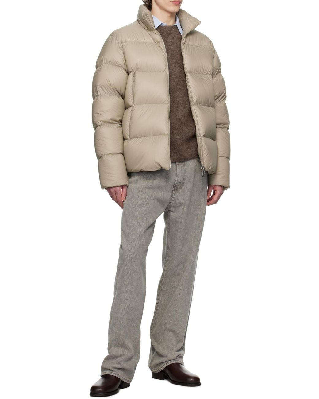 Moncler Natural Tarn Short Down Jacket for men