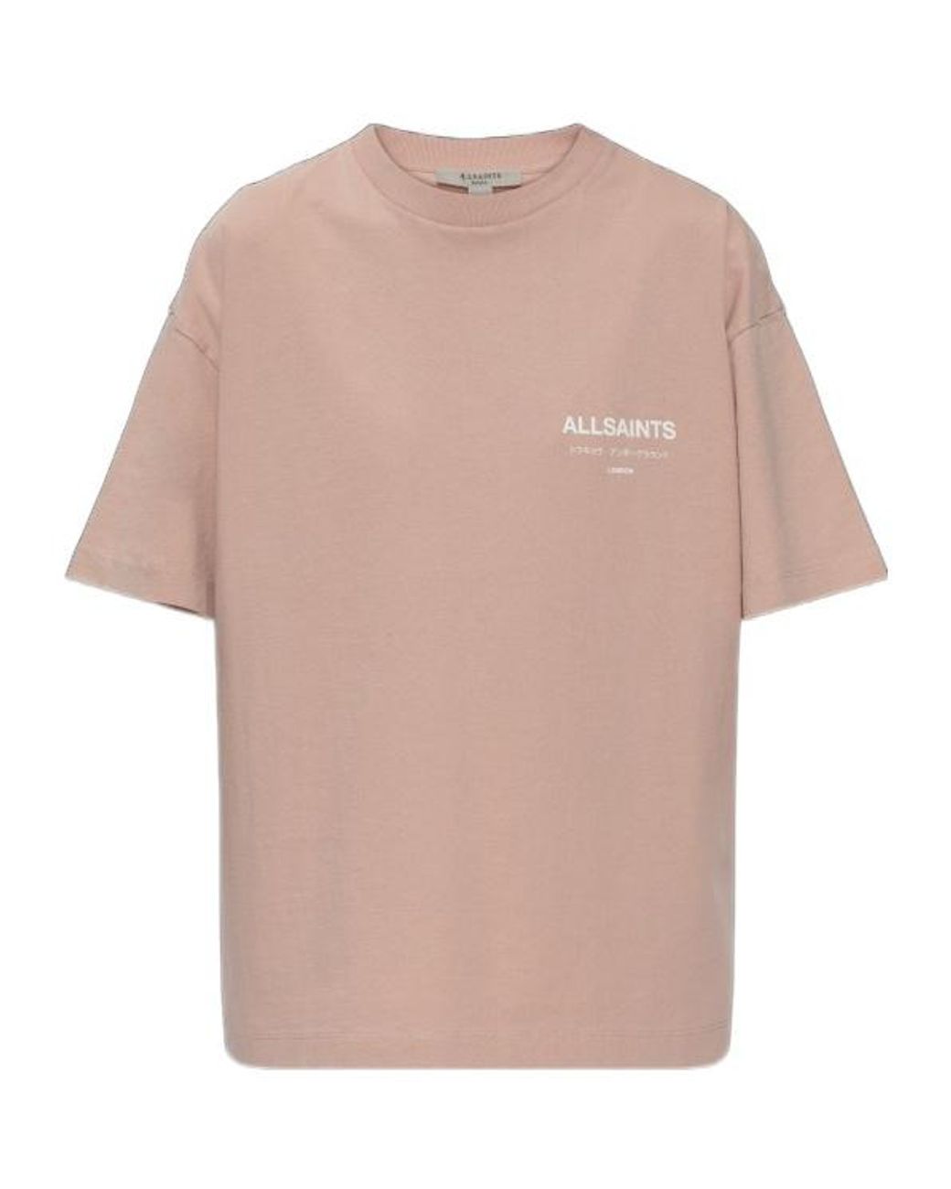 AllSaints Natural Underground Logo T-Shirt
