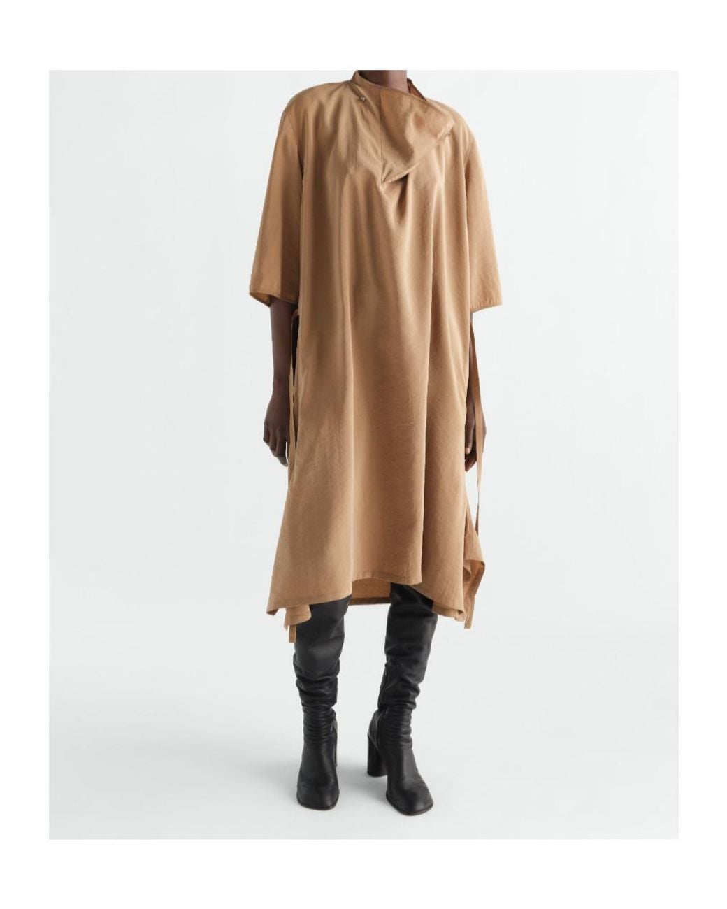 Lemaire Natural Soft-Collar Dress