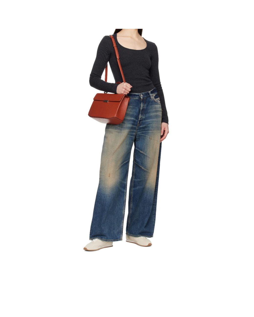 Totême Red Flap Shoulder Bag