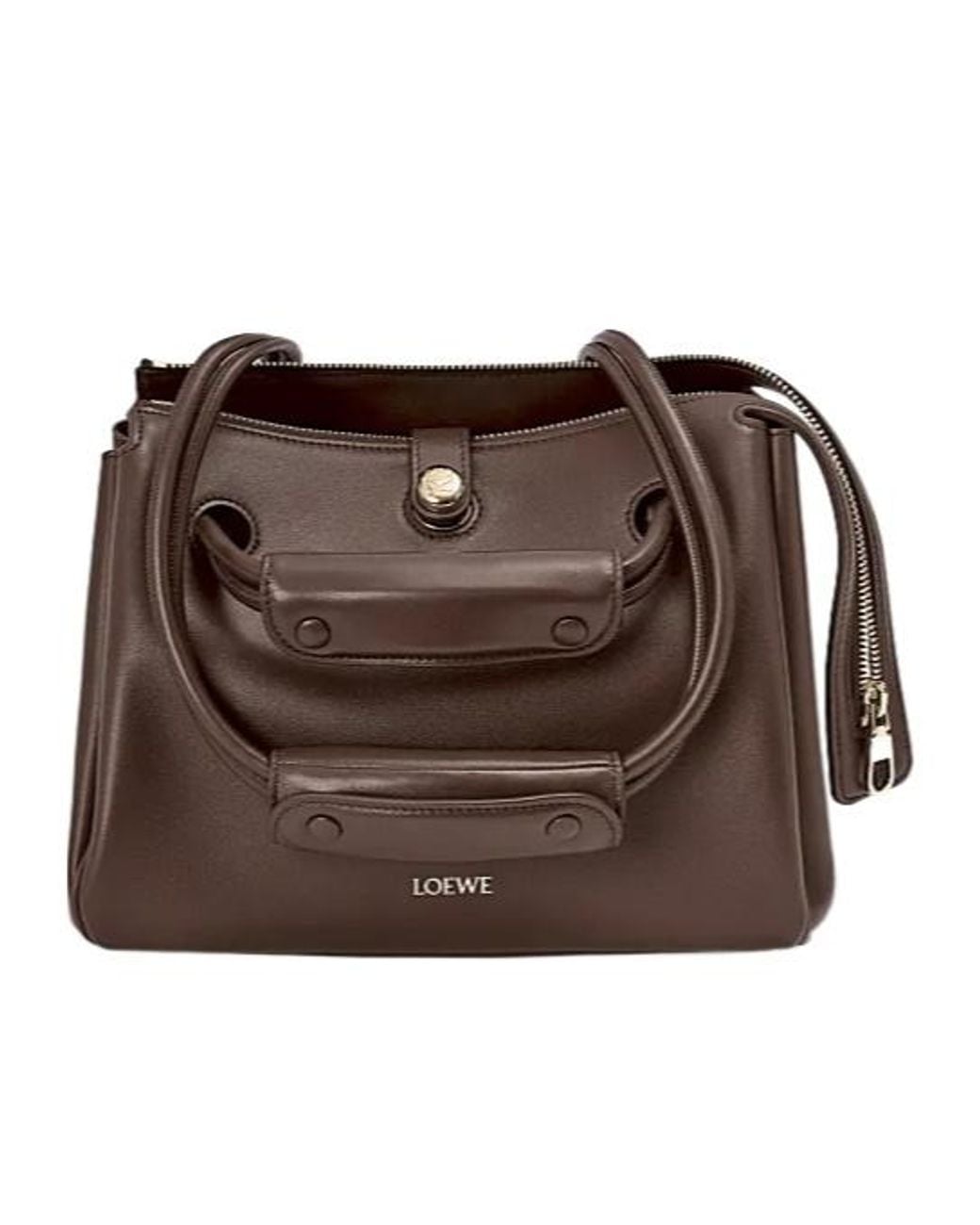 Loewe Brown Small Madrid Shoulder Bag