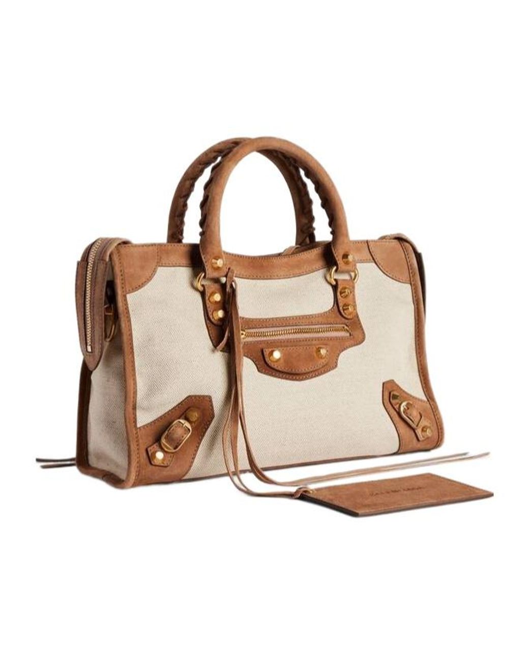 Balenciaga Brown Le City Small Shoulder Bag
