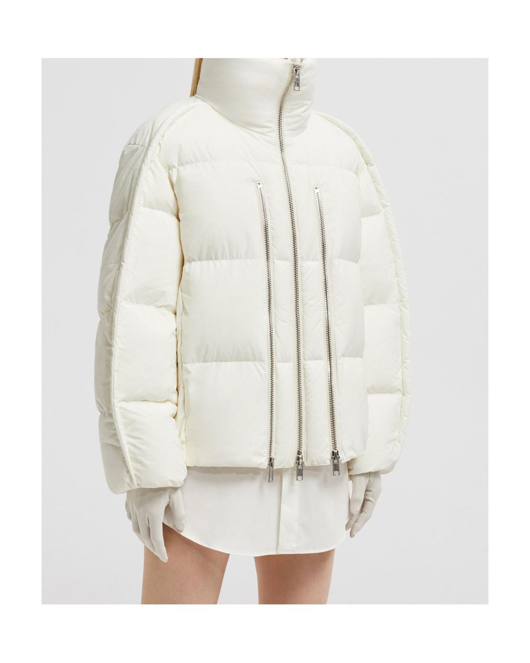 Moncler White X Willow Smith Jayel Short Down Jacket