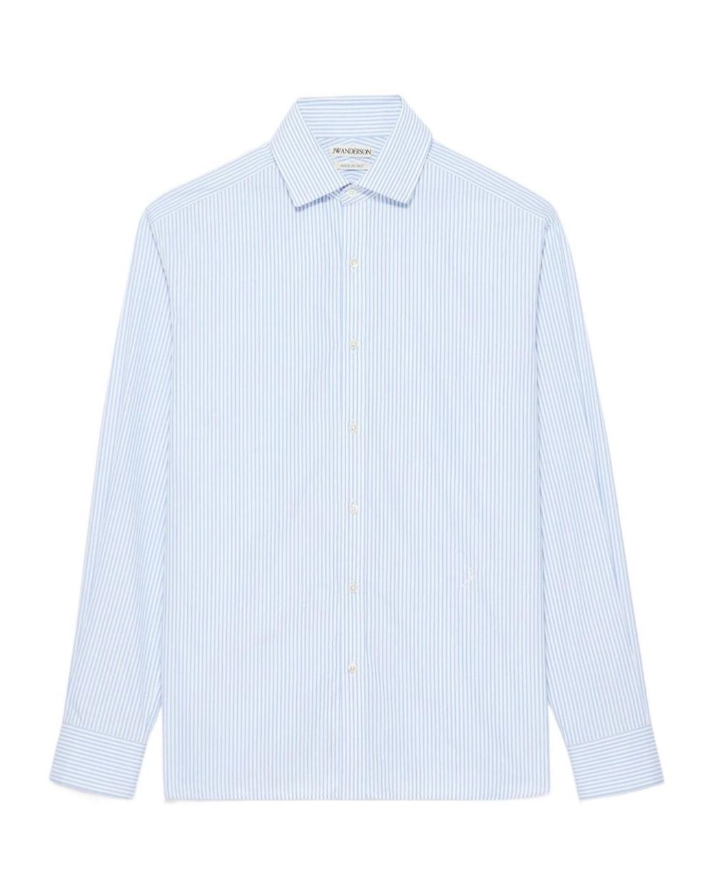 J.W. Anderson White Striped Shirt for men