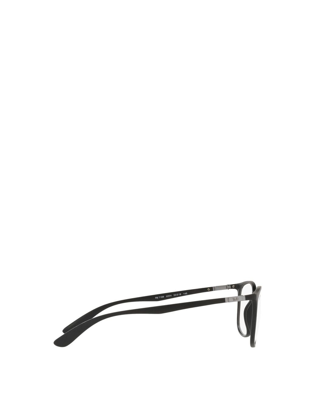 Ray-Ban White Square Frame Glasses for men