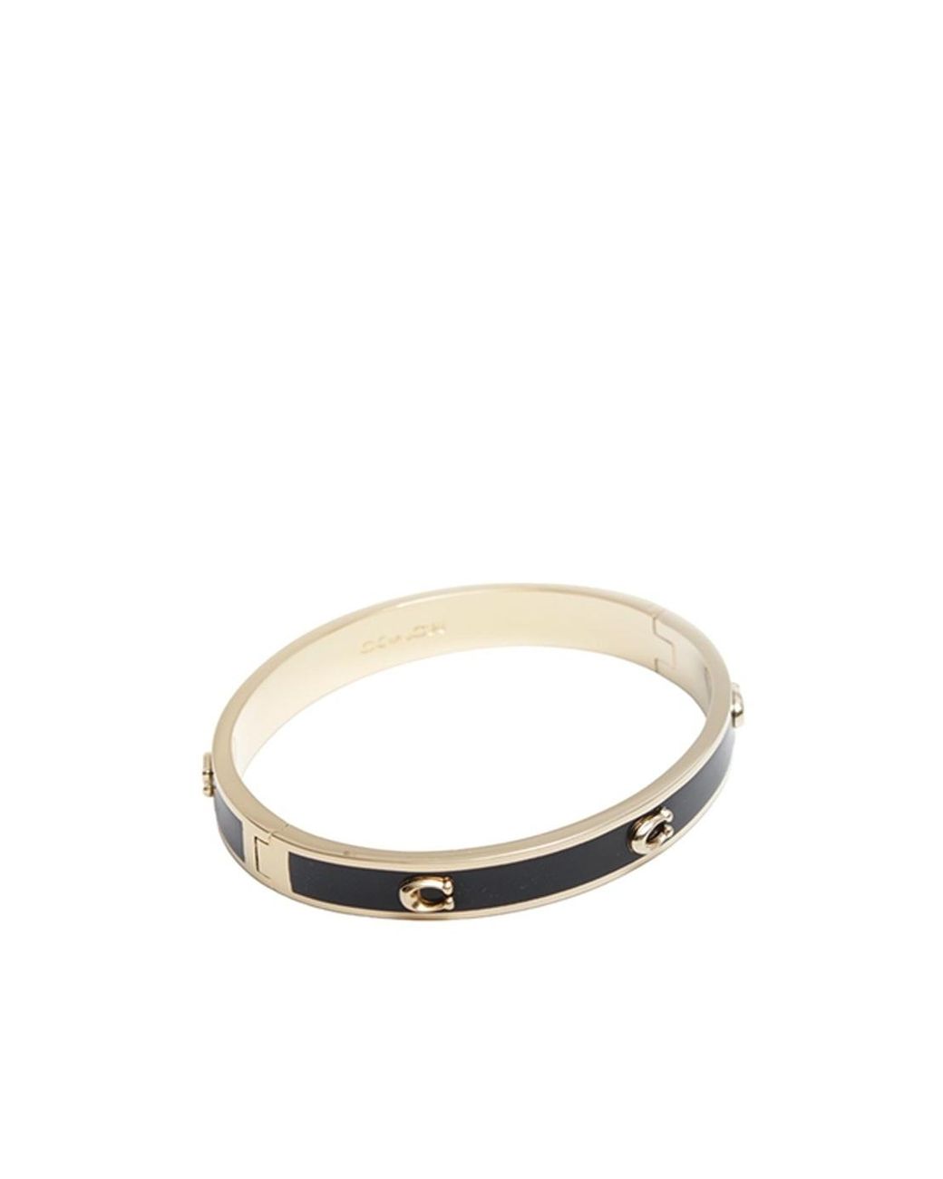 COACH White Logo Bracelet