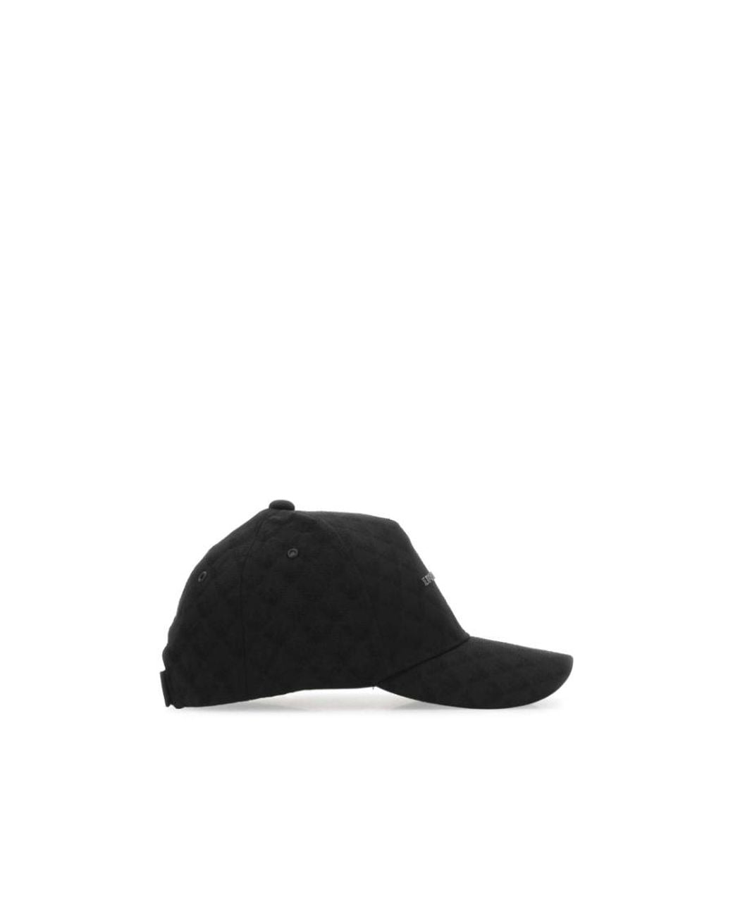 Emporio Armani Black Logo-Printed Baseball Cap for men