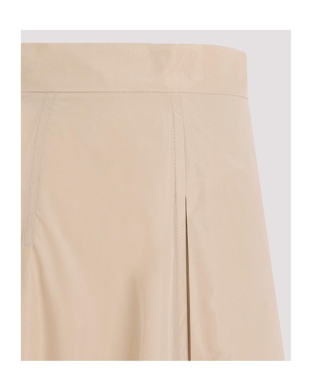 Jil Sander Natural High-Waisted Flared Skirt
