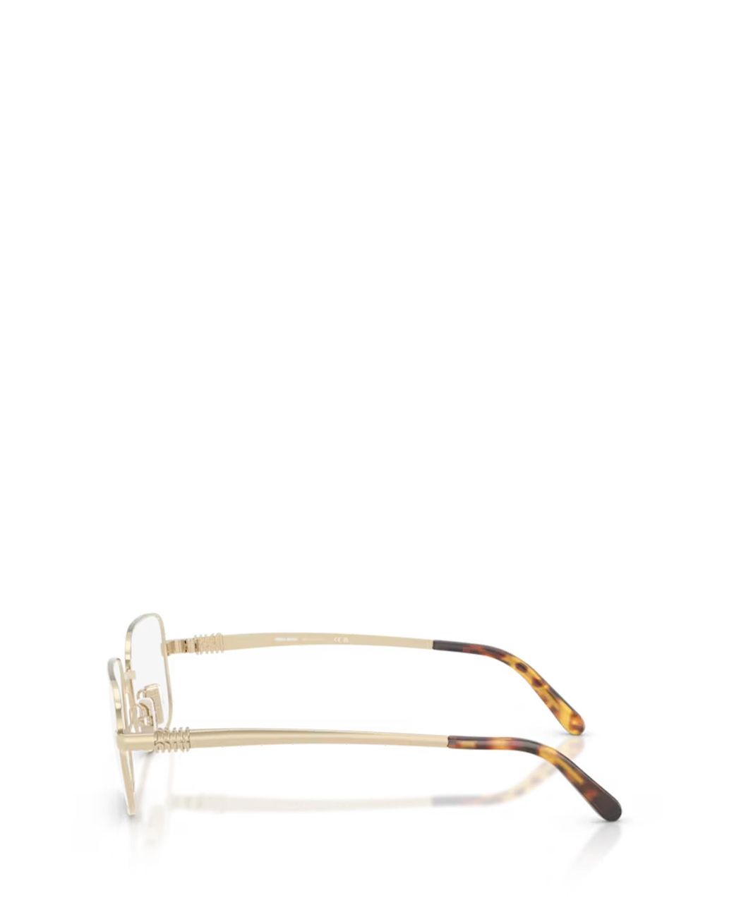 Miu Miu Natural Eyewear Rectangle Frame Glasses for men