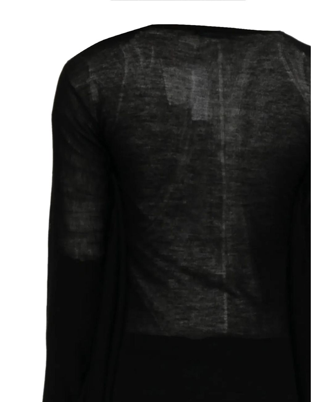 Paloma Wool Black Long Sleeved Crewneck Top