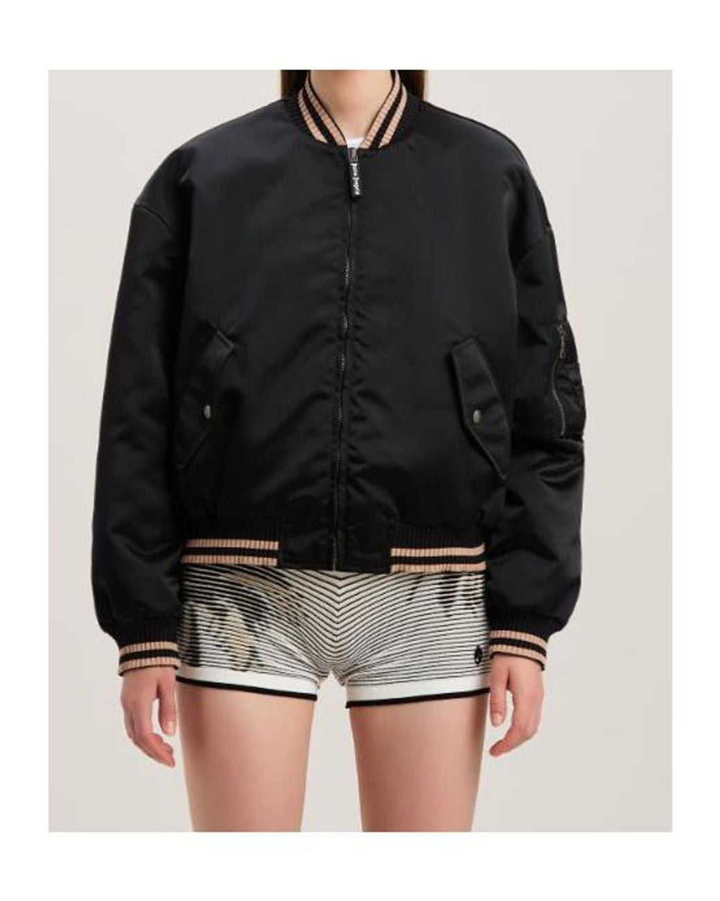 Palm Angels Black Jackets
