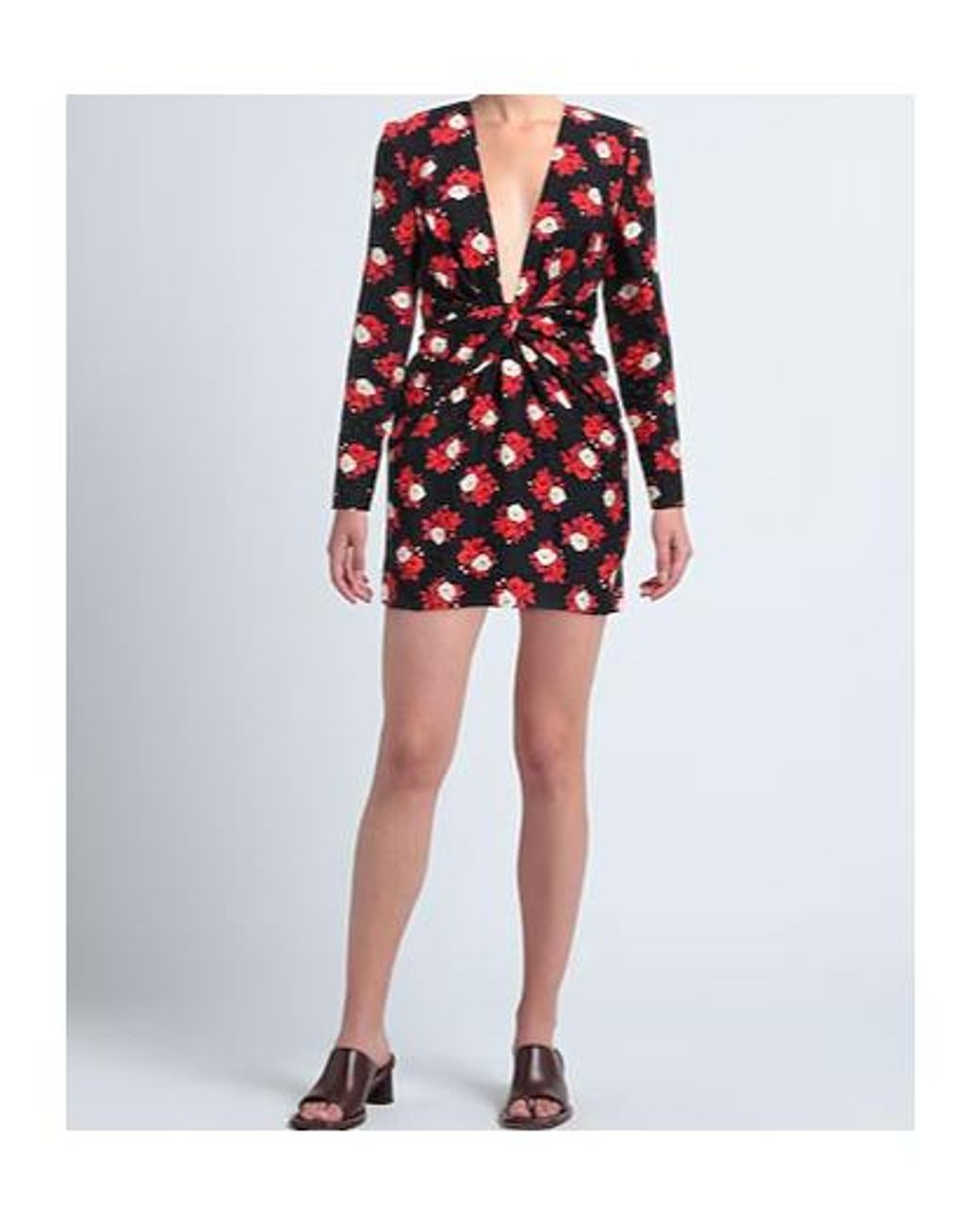 Saint Laurent Red Short Dresses
