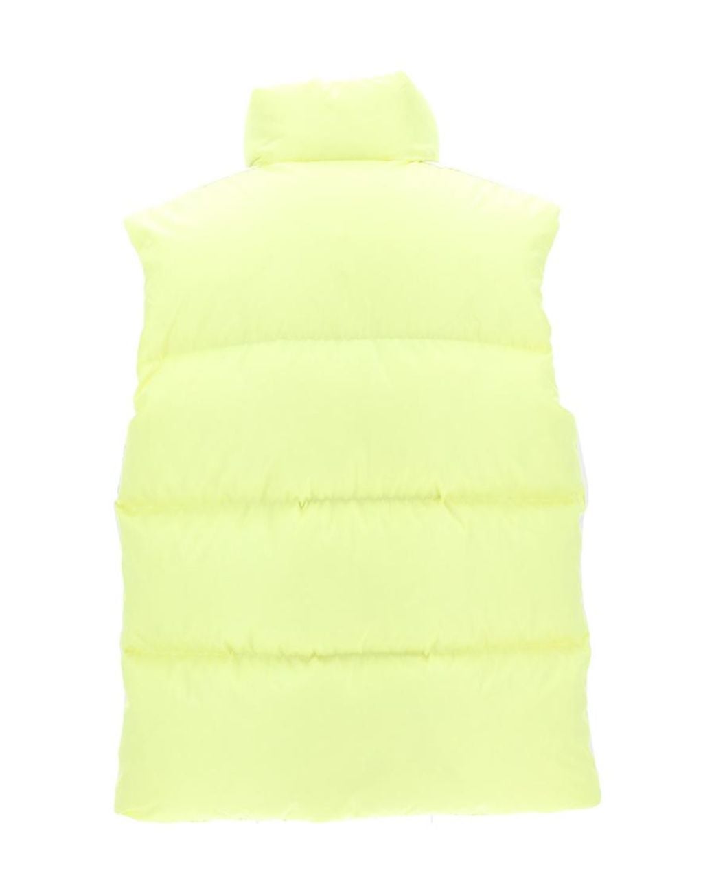 Palm Angels Yellow Zip-Fastening Padded Jacket for men