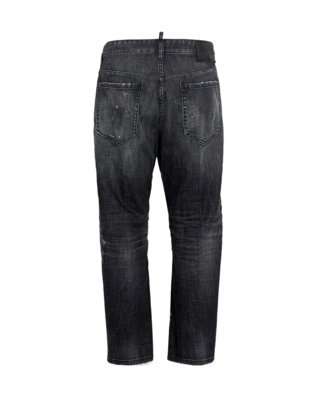 DSquared² Gray Brd Relaxed Jeans for men