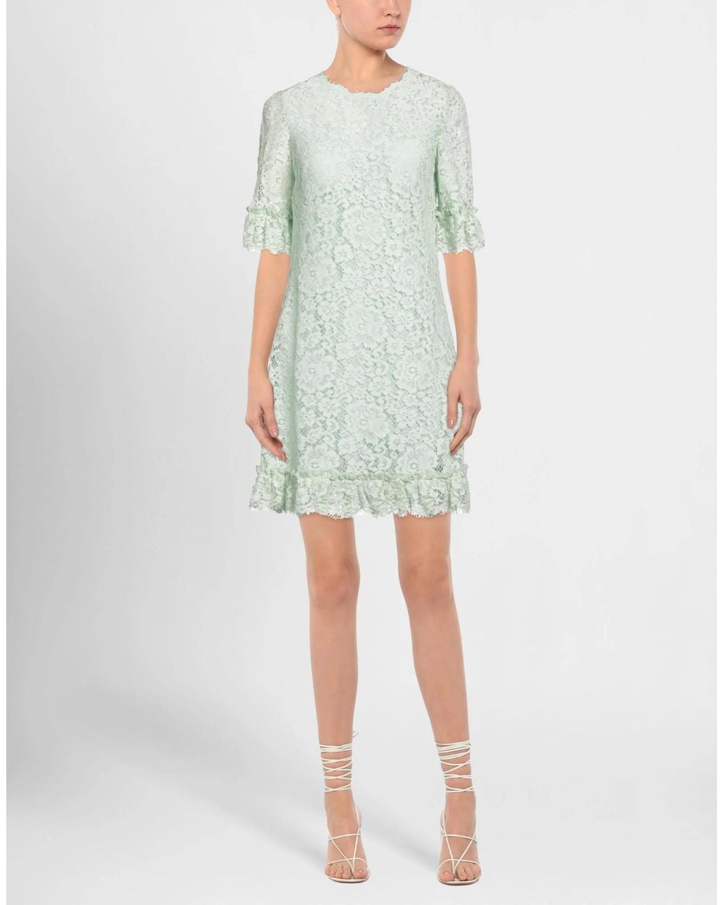 Dolce & Gabbana Green Short Dresses