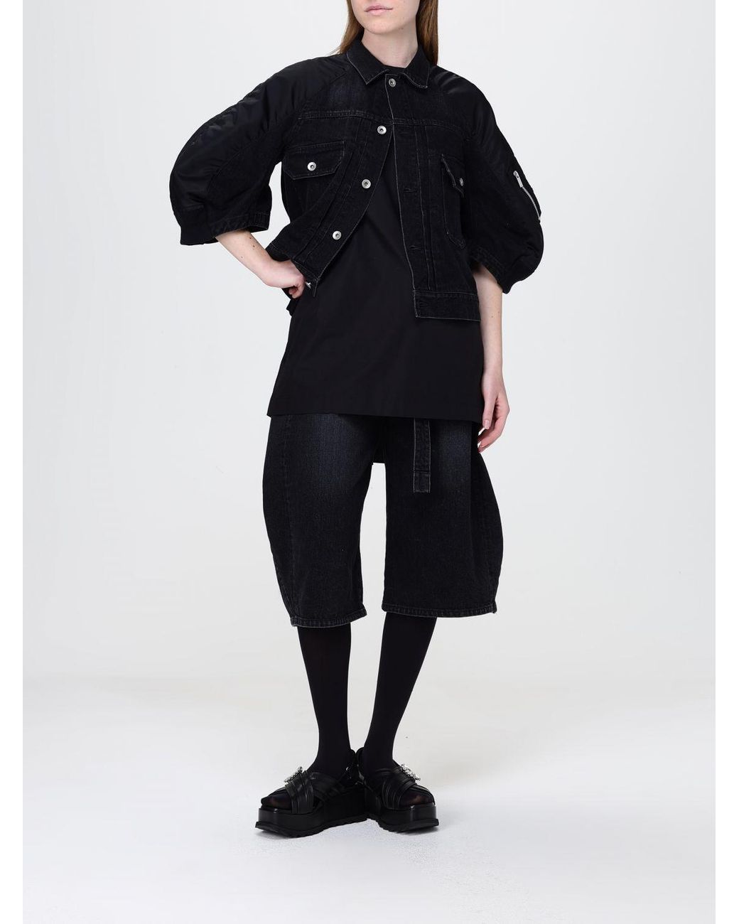 Sacai Blue Belted Trousers