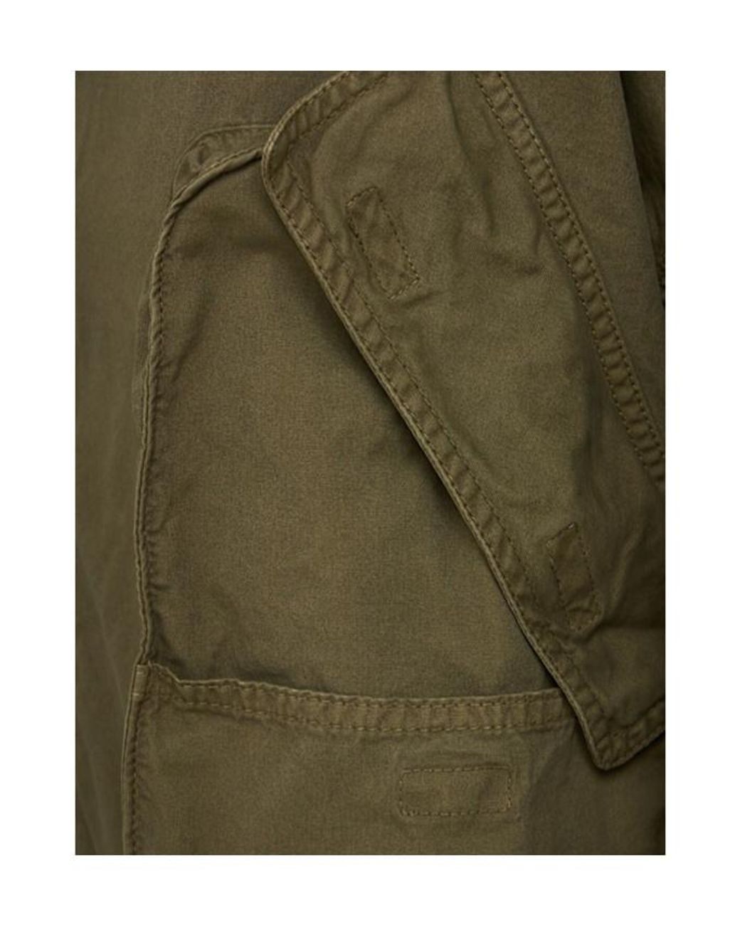 The Attico Green Canvas Bomber