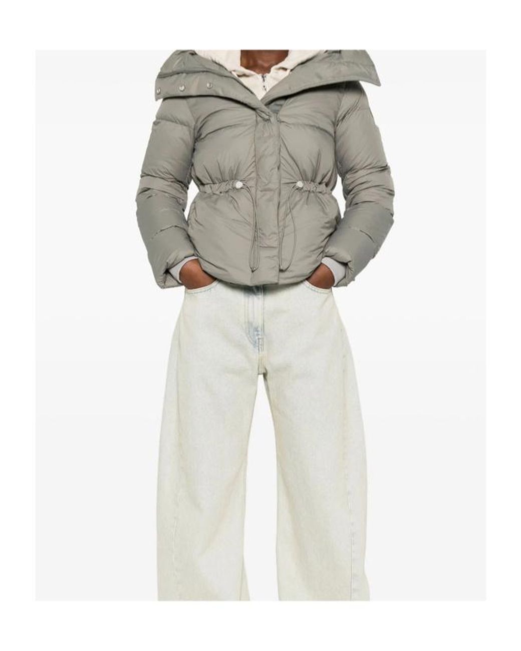 Canada Goose Gray Puffer Jacket 'Mongomery'