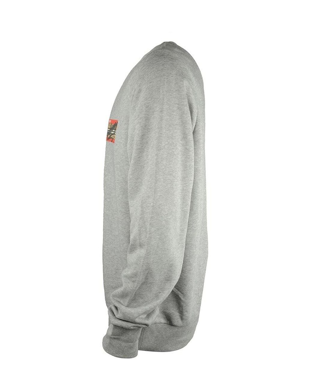 Burberry Gray Long-Sleeved Logo Sweater for men