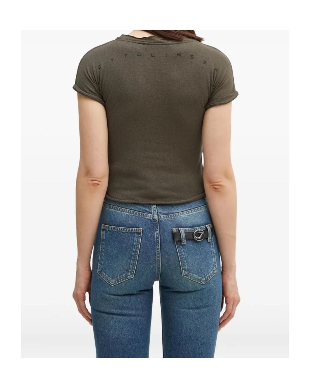 OTTOLINGER Black Knitted Short-Sleeve Top