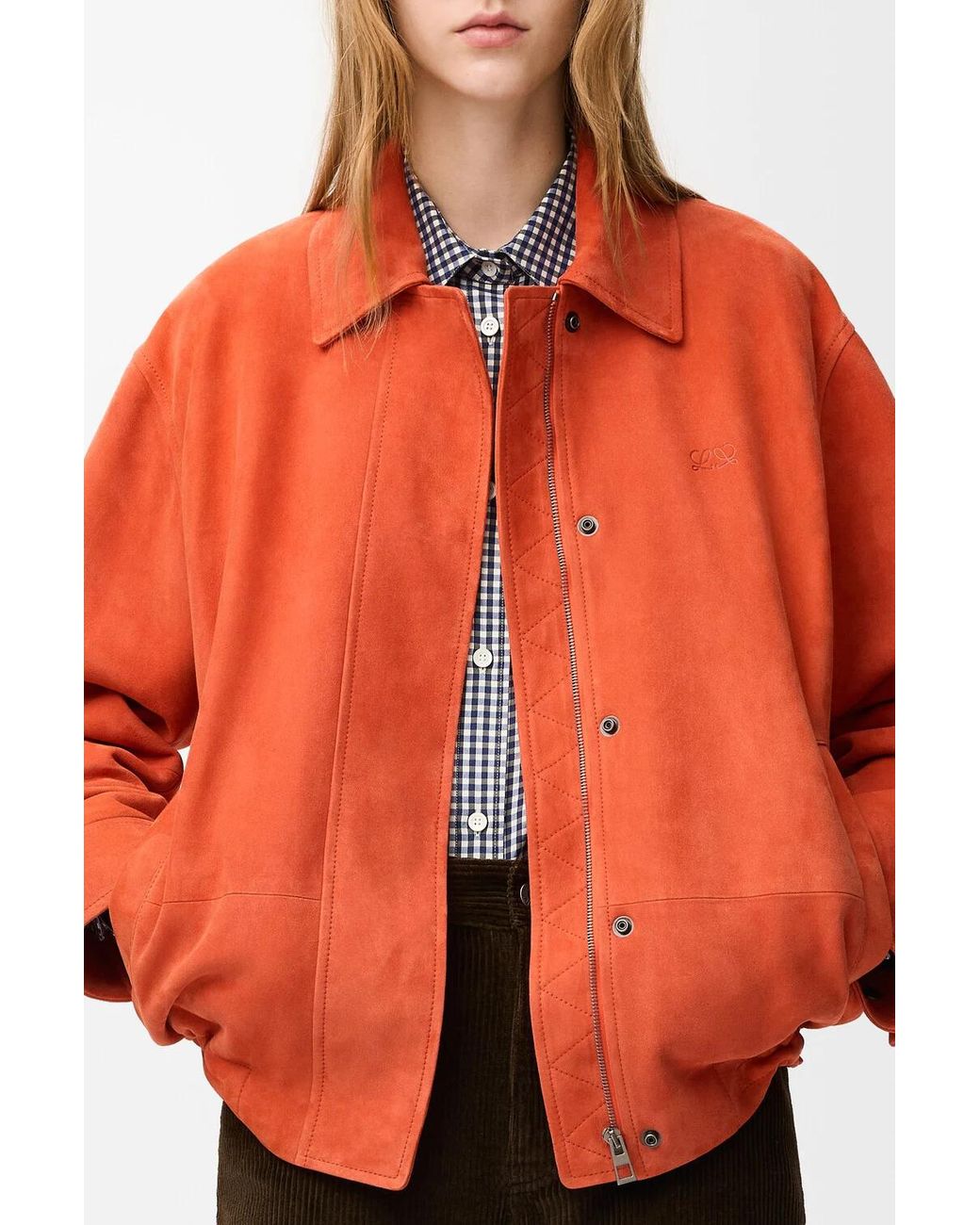 Loewe Orange Drawstring Jacket