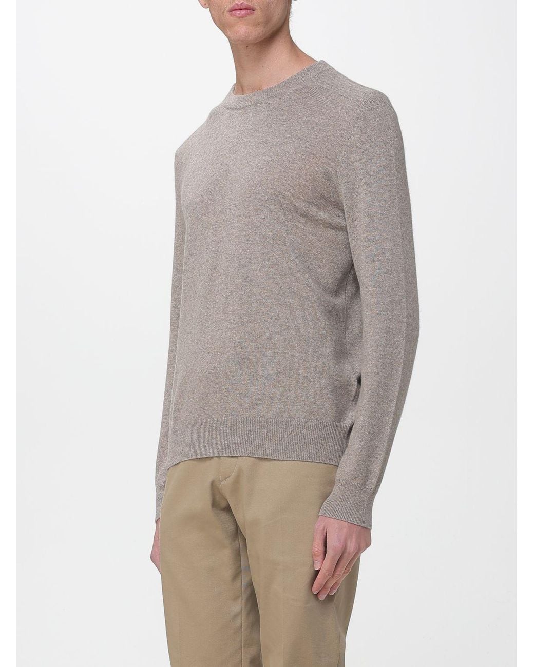 Brioni Natural Cashmere Jumper for men
