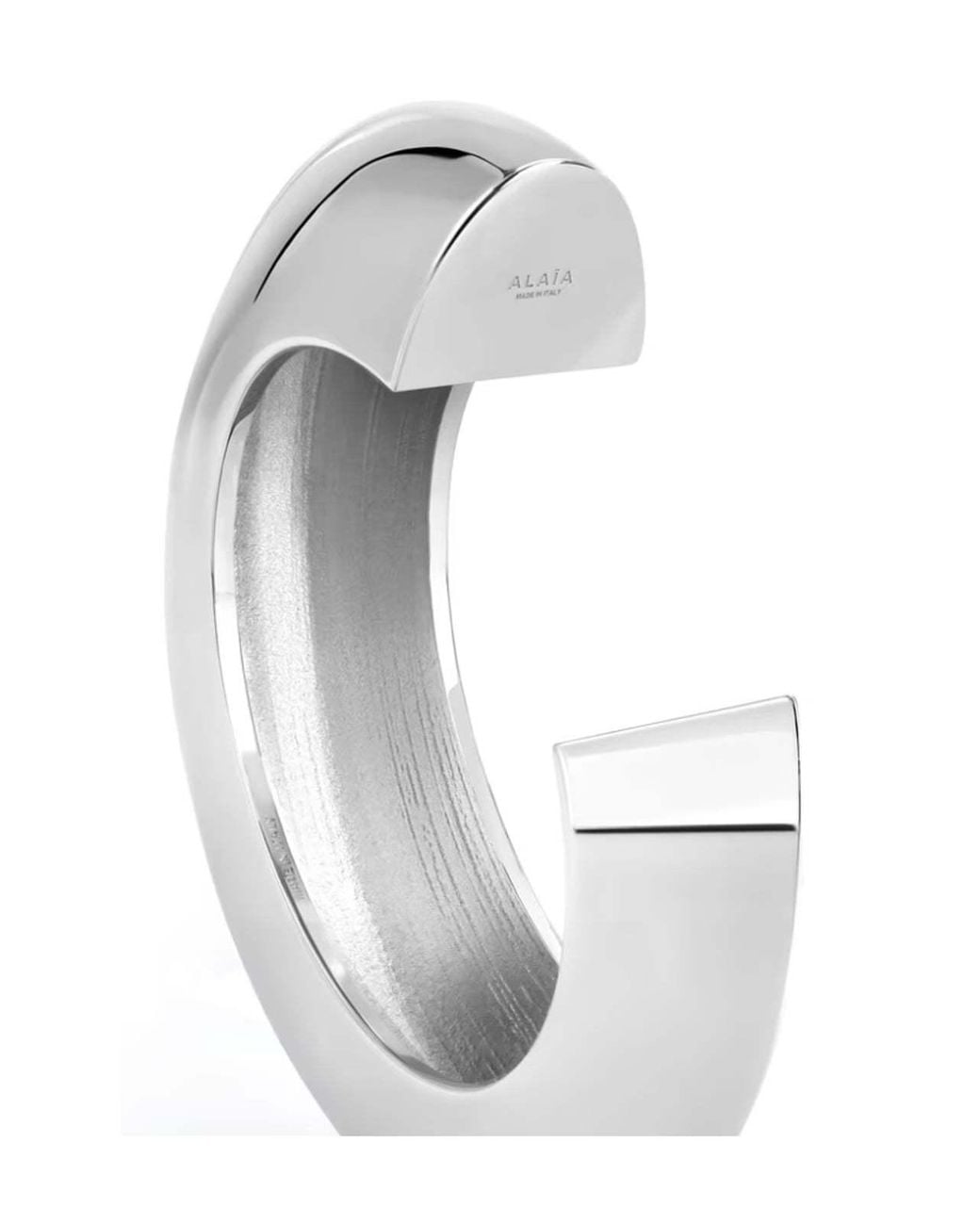 Alaïa White Open Bracelet