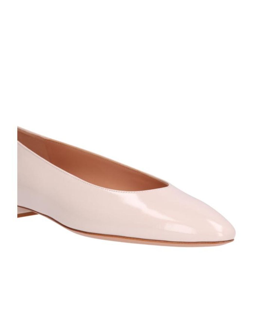 Gianvito Rossi Pink Amelia Ballerina Shoes