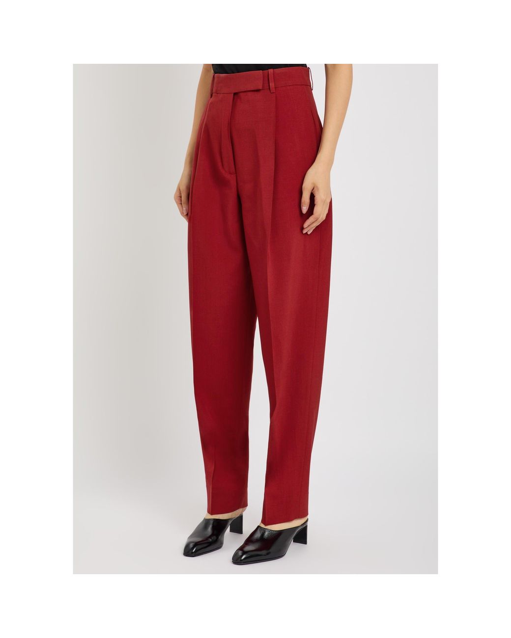 Rohe Red Woolen Trousers