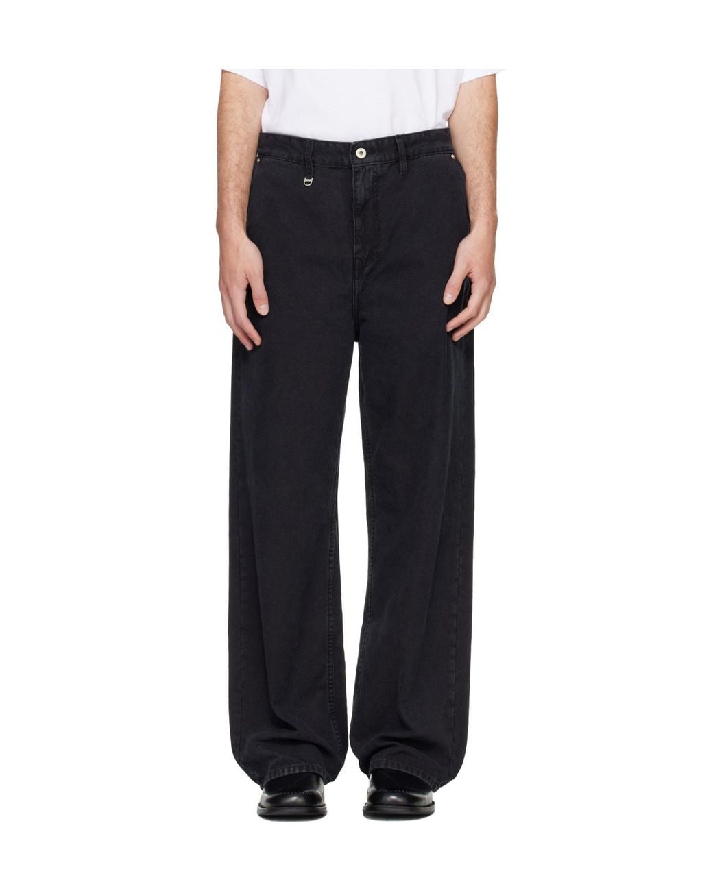 Won Hundred Black Dian Loose-Cut Jeans for men