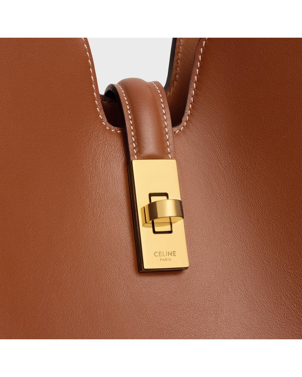 Céline Brown Medium Camille 16 Soft Bag