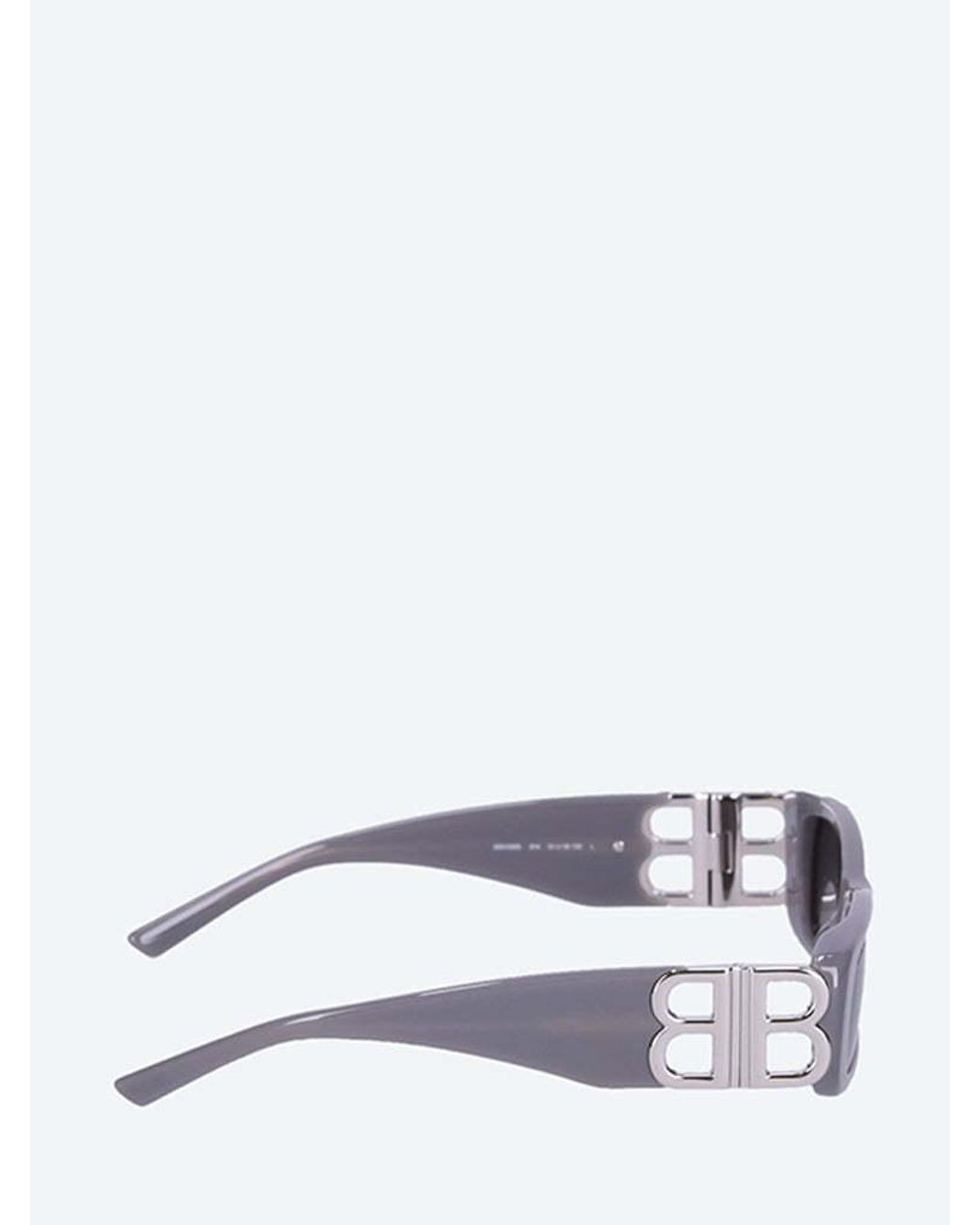 Balenciaga White Square Sunglasses