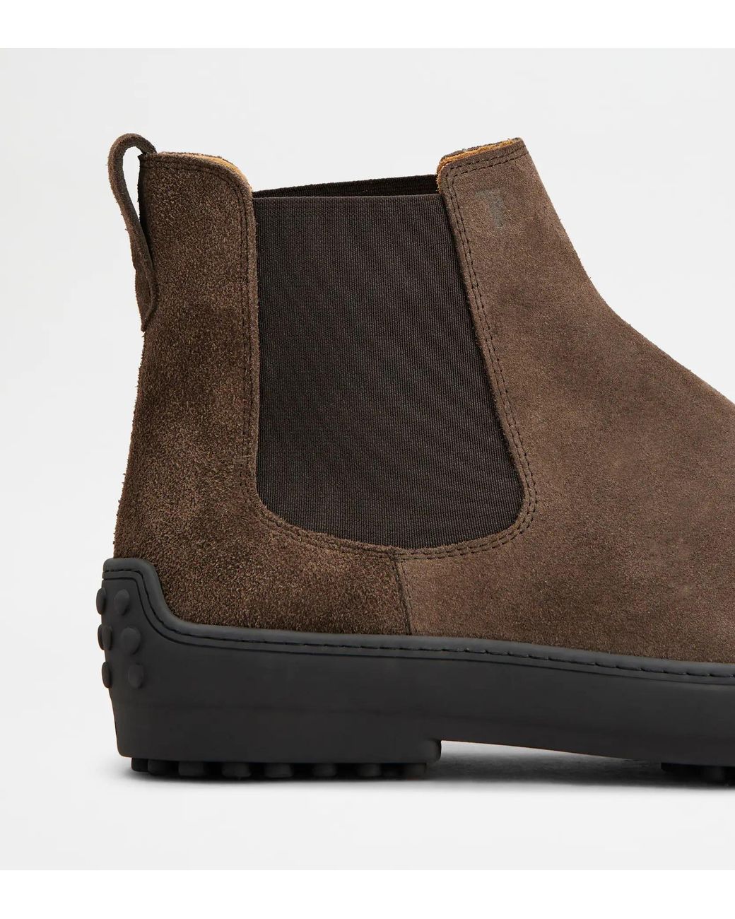 Tod's Brown Gommino Chelsea Boots for men