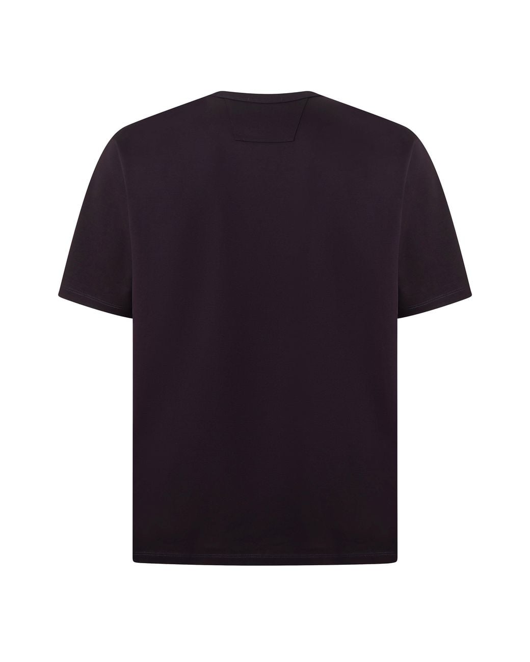 C P Company Black Crewneck Shortsleeve Top for men