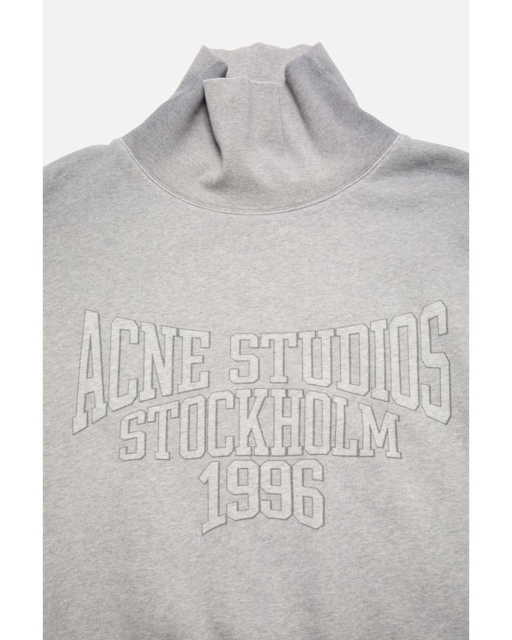 Acne Gray Logo Sweatshirt