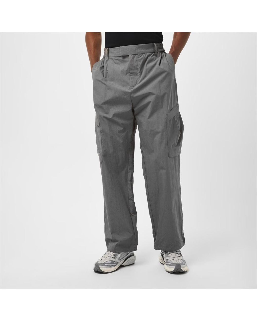 Represent Gray Workwear Casual Pants for men