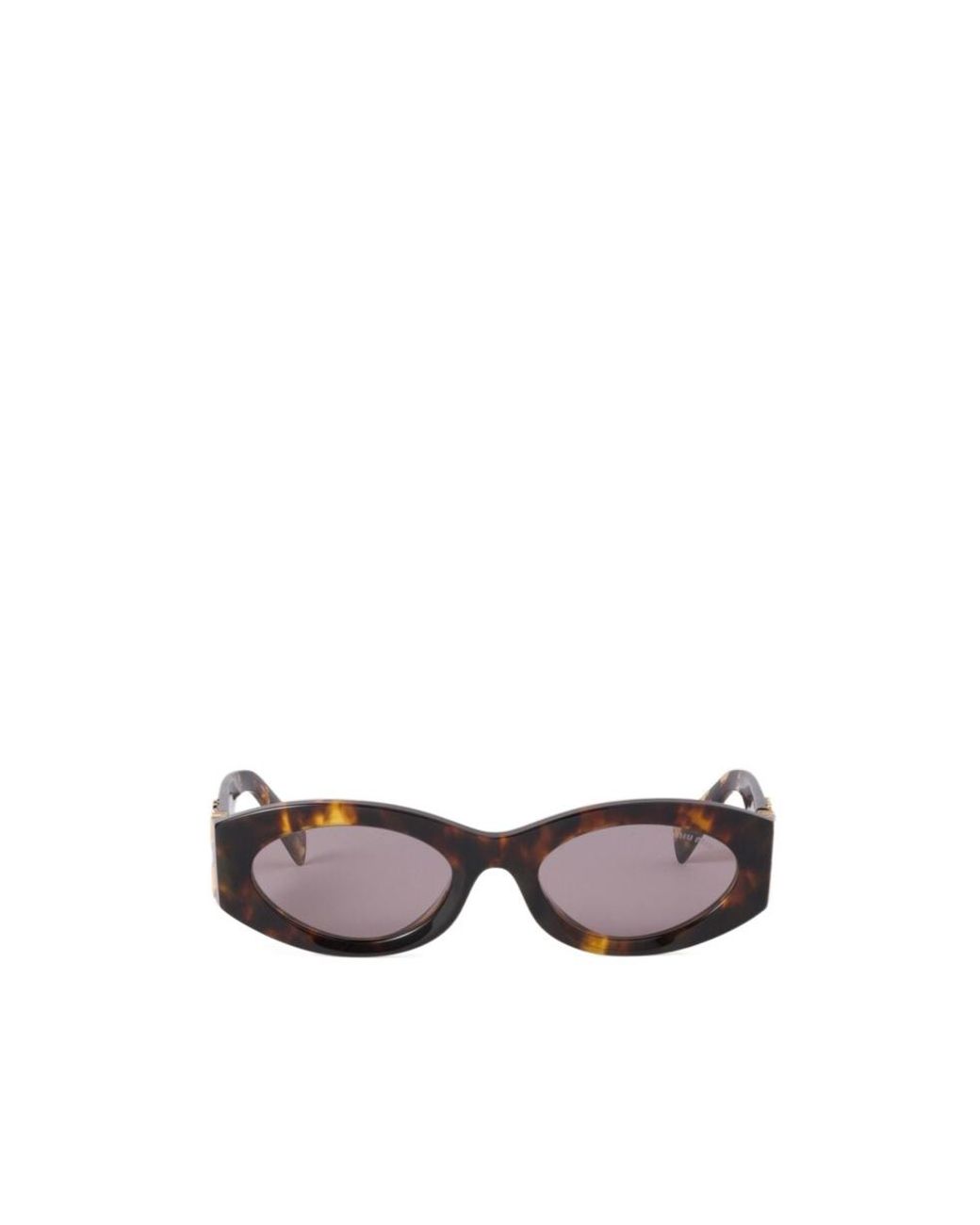 Miu Miu White Miu Glimpse Sunglasses for men