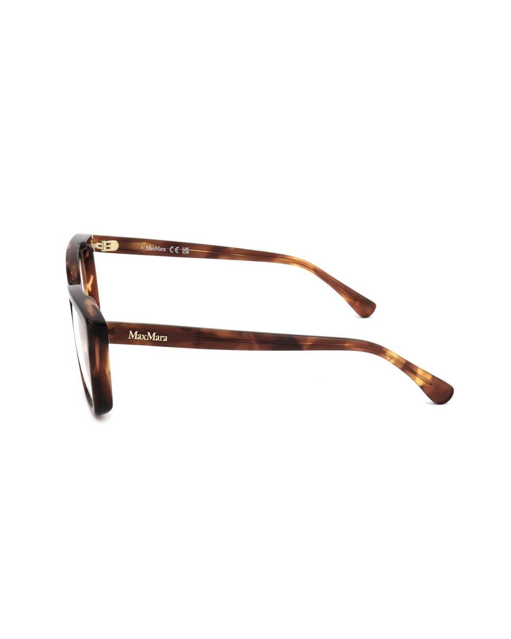 Max Mara White Square Frame Glasses