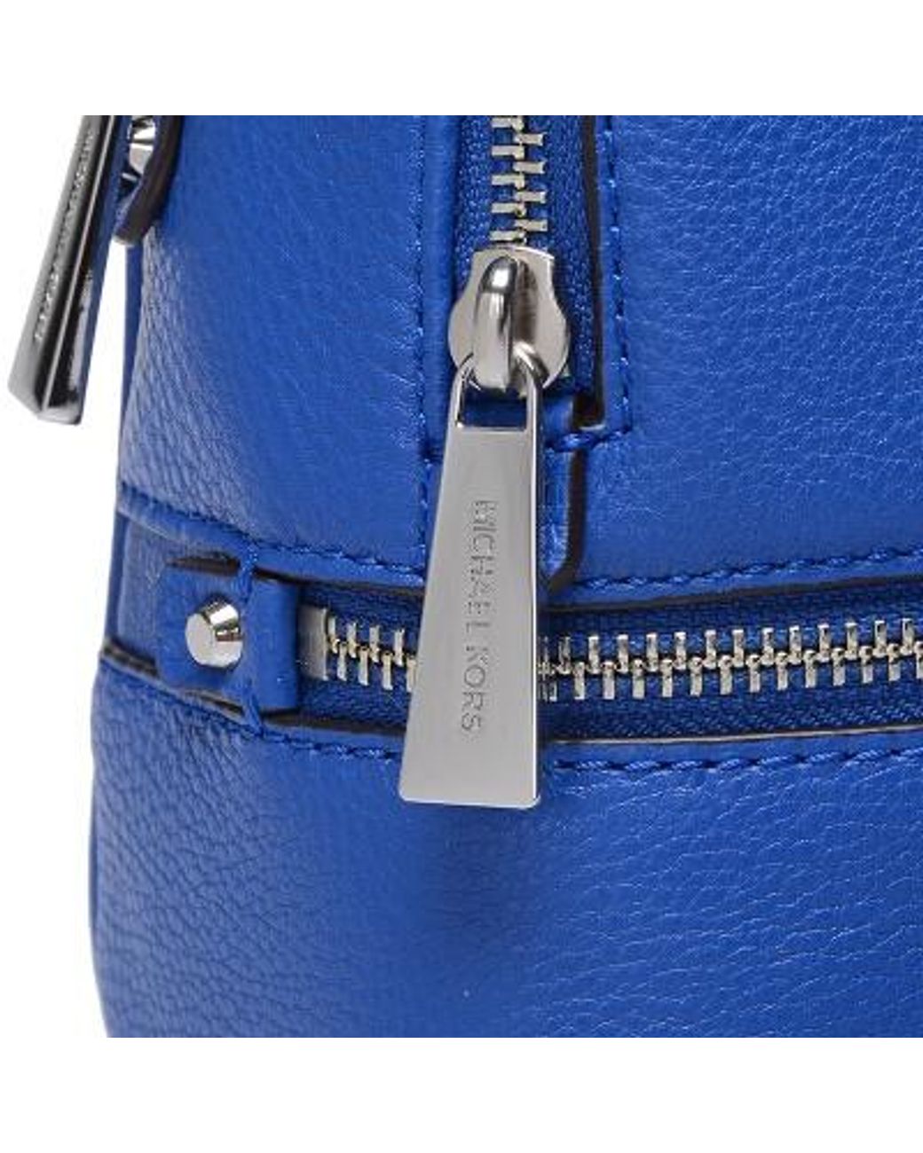Michael Kors Blue Logo Backpack