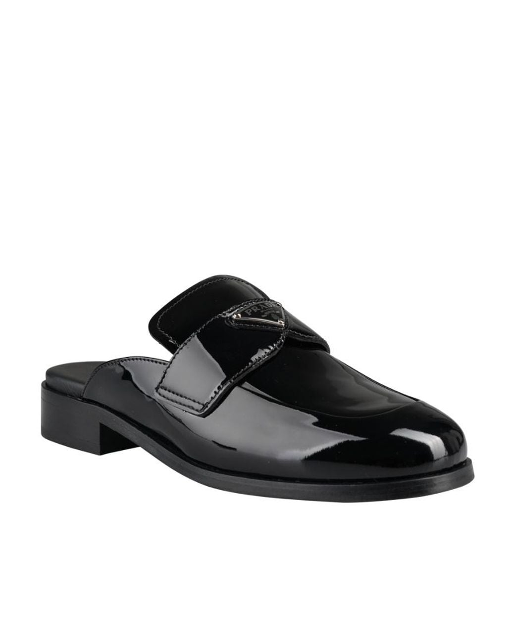 Prada Black Logo Muller Shoes