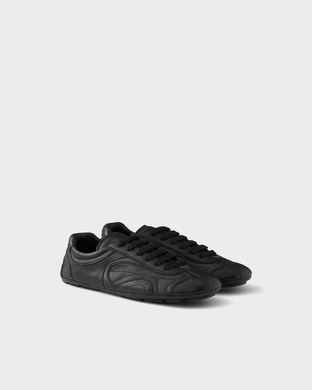 Prada Black Montecarlo Re-Edition 2005 Nappa Leather Sneakers