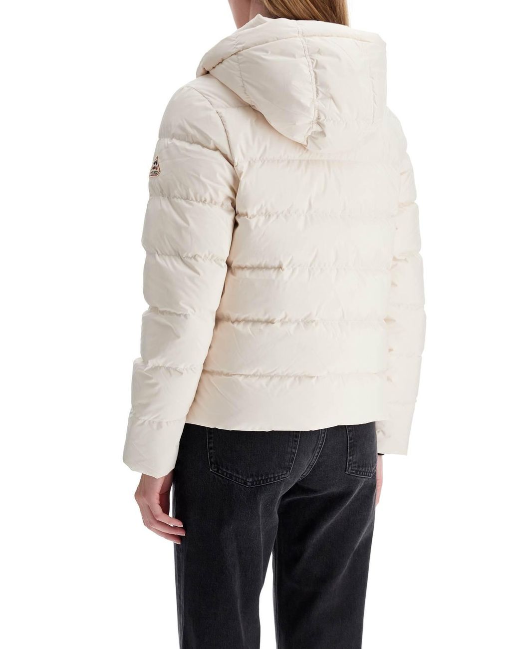 Pyrenex White Long-Sleeved Down Jacket