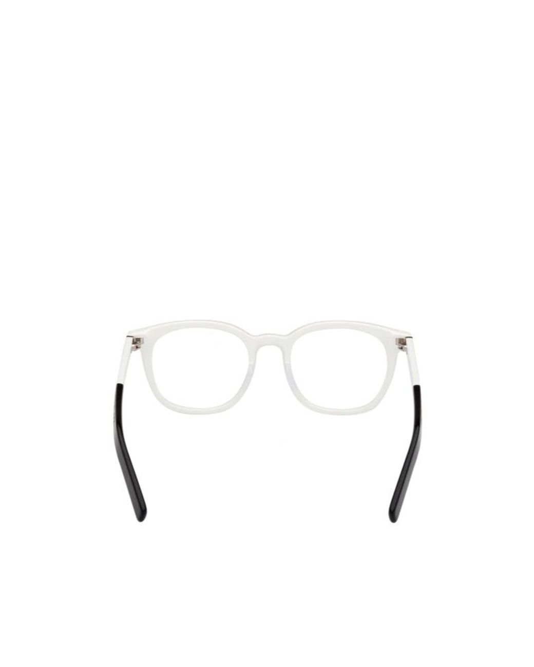 Moncler Natural Eyewear Round Frame Glasses for men