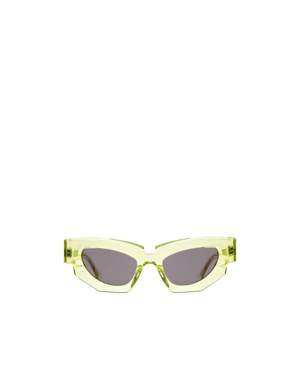 Kuboraum Metallic Geometric Sunglasses for men