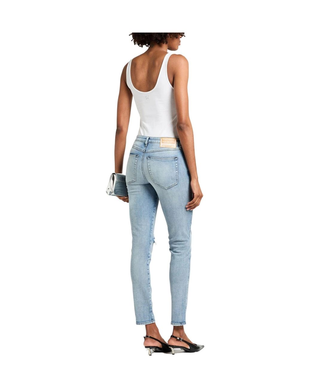 DIESEL Blue Stretch Denim Jeans