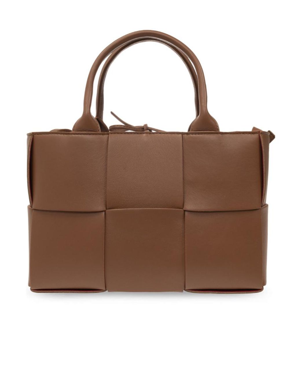 Bottega Veneta Brown Arco Mini Shopper Bag