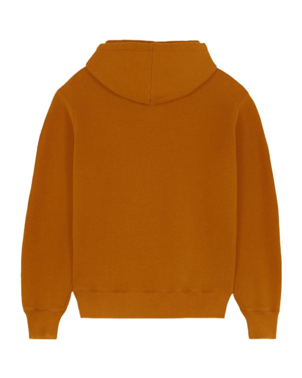 Maison Kitsuné Brown Fox-Appliqué Cotton Hoodie